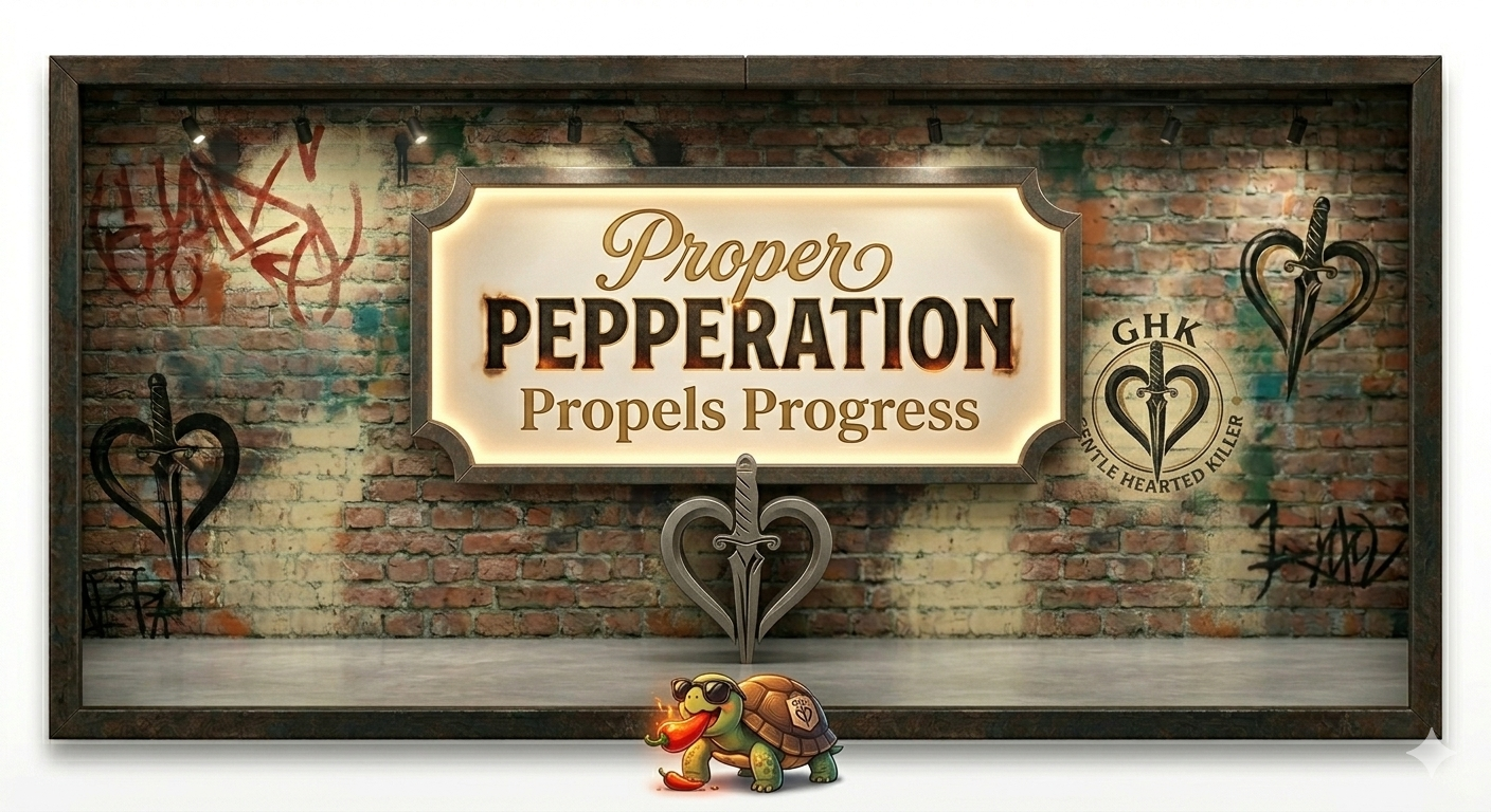 Proper Pepperation Welcome Page